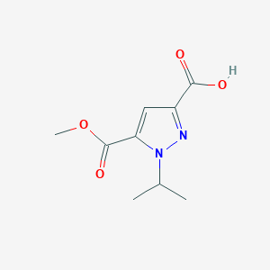 5-(methoxycarbonyl)-1-(propan-2-yl)-1H-pyrazole-3-carboxylic acid - 