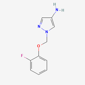 1-((2-Fluorophenoxy)methyl)-1H-pyrazol-4-amine - 