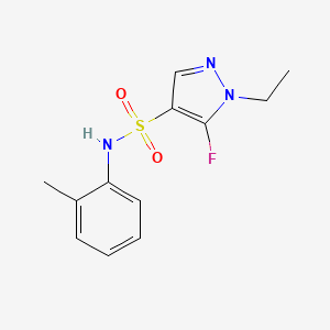 1-ethyl-5-fluoro-N-(2-methylphenyl)-1H-pyrazole-4-sulfonamide - 