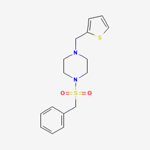 1-(Benzylsulfonyl)-4-(2-thienylmethyl)piperazine - 