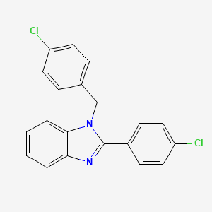 1-(4-chlorobenzyl)-2-(4-chlorophenyl)-1H-benzimidazole - 2751-83-9