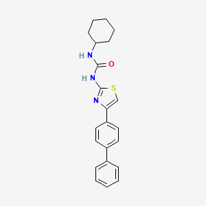 1-[4-(Biphenyl-4-yl)-1,3-thiazol-2-yl]-3-cyclohexylurea - 