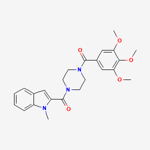 (1-methyl-1H-indol-2-yl){4-[(3,4,5-trimethoxyphenyl)carbonyl]piperazin-1-yl}methanone - 