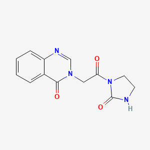 3-[2-oxo-2-(2-oxoimidazolidin-1-yl)ethyl]quinazolin-4(3H)-one - 