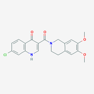 (7-chloro-4-hydroxyquinolin-3-yl)(6,7-dimethoxy-3,4-dihydroisoquinolin-2(1H)-yl)methanone - 