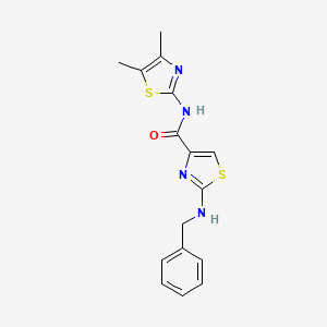 2-(benzylamino)-N-[(2E)-4,5-dimethyl-1,3-thiazol-2(3H)-ylidene]-1,3-thiazole-4-carboxamide - 