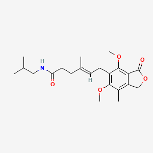 (4E)-6-(4,6-dimethoxy-7-methyl-3-oxo-1,3-dihydro-2-benzofuran-5-yl)-4-methyl-N-(2-methylpropyl)hex-4-enamide - 