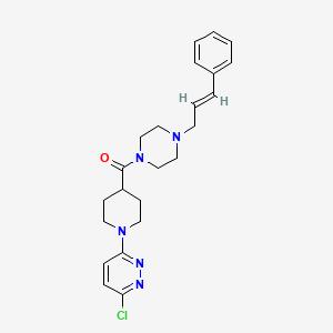[1-(6-chloropyridazin-3-yl)piperidin-4-yl]{4-[(2E)-3-phenylprop-2-en-1-yl]piperazin-1-yl}methanone - 