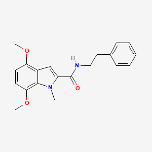 4,7-dimethoxy-1-methyl-N-(2-phenylethyl)-1H-indole-2-carboxamide - 