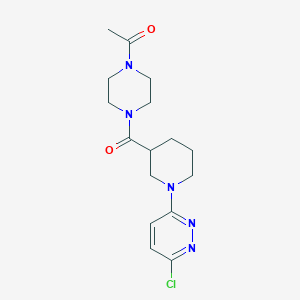1-(4-{[1-(6-Chloropyridazin-3-yl)piperidin-3-yl]carbonyl}piperazin-1-yl)ethanone - 