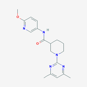 1-(4,6-dimethylpyrimidin-2-yl)-N-(6-methoxypyridin-3-yl)piperidine-3-carboxamide - 