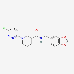 N-(1,3-benzodioxol-5-ylmethyl)-1-(6-chloropyridazin-3-yl)piperidine-3-carboxamide - 
