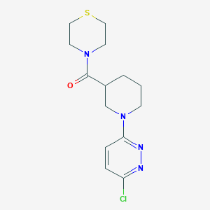 [1-(6-Chloropyridazin-3-yl)piperidin-3-yl](thiomorpholin-4-yl)methanone - 