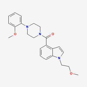 [1-(2-methoxyethyl)-1H-indol-4-yl][4-(2-methoxyphenyl)piperazin-1-yl]methanone - 