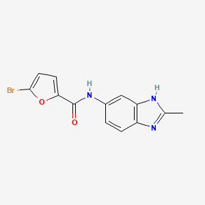 5-bromo-N-(2-methyl-1H-benzimidazol-5-yl)furan-2-carboxamide - 