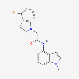 2-(4-bromo-1H-indol-1-yl)-N-(1-methyl-1H-indol-4-yl)acetamide - 