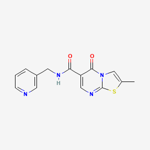 2-methyl-5-oxo-N-(3-pyridylmethyl)-5H-[1,3]thiazolo[3,2-a]pyrimidine-6-carboxamide - 