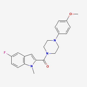(5-fluoro-1-methyl-1H-indol-2-yl)[4-(4-methoxyphenyl)piperazin-1-yl]methanone - 