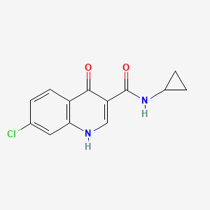7-chloro-N-cyclopropyl-4-oxo-1,4-dihydroquinoline-3-carboxamide - 