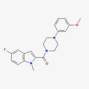 (5-fluoro-1-methyl-1H-indol-2-yl)[4-(3-methoxyphenyl)piperazin-1-yl]methanone - 
