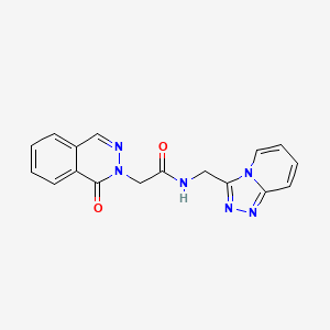 2-(1-oxophthalazin-2(1H)-yl)-N-([1,2,4]triazolo[4,3-a]pyridin-3-ylmethyl)acetamide - 