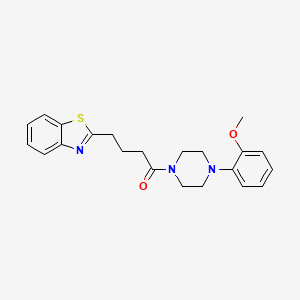 4-(1,3-Benzothiazol-2-yl)-1-[4-(2-methoxyphenyl)piperazin-1-yl]butan-1-one - 