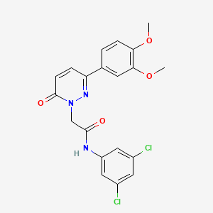 N-(3,5-dichlorophenyl)-2-(3-(3,4-dimethoxyphenyl)-6-oxopyridazin-1(6H)-yl)acetamide - 