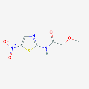 2-methoxy-N-(5-nitro-1,3-thiazol-2-yl)acetamide - 64724-78-3