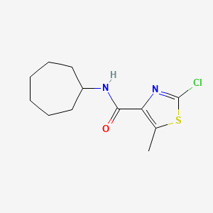 2-chloro-N-cycloheptyl-5-methyl-1,3-thiazole-4-carboxamide - 