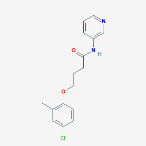 4-(4-chloro-2-methylphenoxy)-N-(pyridin-3-yl)butanamide - 