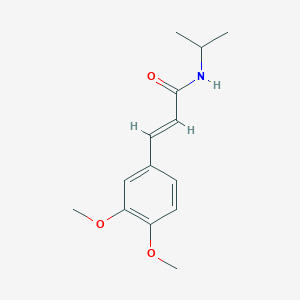(2E)-3-(3,4-dimethoxyphenyl)-N-isopropyl-2-propenamide - 