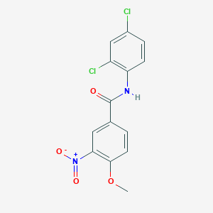N-(2,4-dichlorophenyl)-4-methoxy-3-nitrobenzamide - 