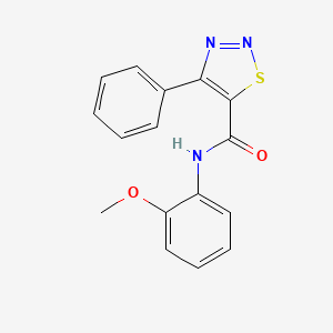 N-(2-methoxyphenyl)-4-phenyl-1,2,3-thiadiazole-5-carboxamide - 