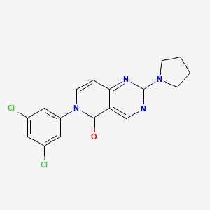 6-(3,5-dichlorophenyl)-2-(pyrrolidin-1-yl)pyrido[4,3-d]pyrimidin-5(6H)-one - 