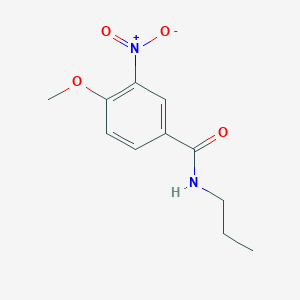 4-methoxy-3-nitro-N-propylbenzamide - 