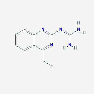 2-(4-Ethylquinazolin-2-yl)guanidine - 331417-02-8