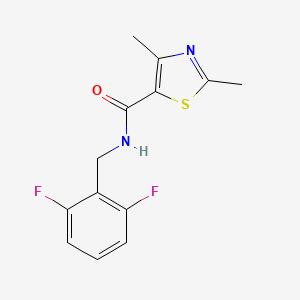 N-(2,6-difluorobenzyl)-2,4-dimethyl-1,3-thiazole-5-carboxamide - 