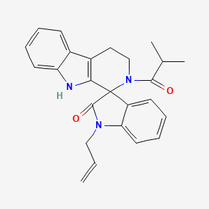 1'-allyl-2-isobutyryl-2,3,4,9-tetrahydrospiro[beta-carboline-1,3'-indol]-2'(1'H)-one - 