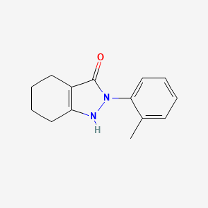 2-(2-methylphenyl)-4,5,6,7-tetrahydro-2H-indazol-3-ol - 