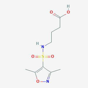 4-{[(3,5-Dimethylisoxazol-4-yl)sulfonyl]amino}butanoic acid - 
