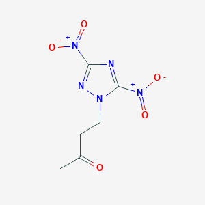 4-(3,5-dinitro-1H-1,2,4-triazol-1-yl)butan-2-one - 60728-90-7