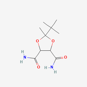 2-tert-Butyl-2-methyl-1,3-dioxolane-4,5-dicarboxamide - 