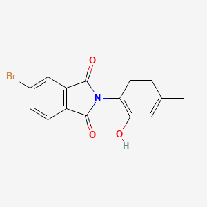 5-bromo-2-(2-hydroxy-4-methylphenyl)-1H-isoindole-1,3(2H)-dione - 306320-93-4