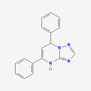 [1,2,4]Triazolo[1,5-a]pyrimidine, 1,7-dihydro-5,7-diphenyl- - 118757-35-0