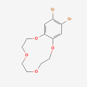 12,13-Dibromo-2,3,5,6,8,9-hexahydro-1,4,7,10-benzotetraoxacyclododecine - 