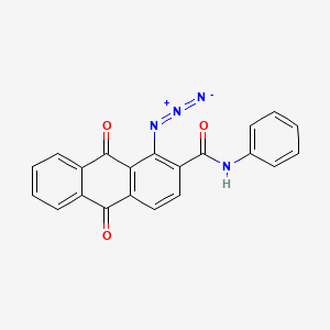 1-azido-9,10-dioxo-N-phenyl-9,10-dihydroanthracene-2-carboxamide - 80685-50-3