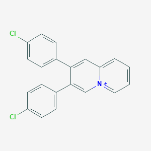 2,3-Bis(4-chlorophenyl)quinolizinium - 