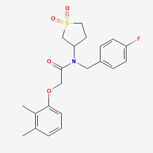 2-(2,3-dimethylphenoxy)-N-(1,1-dioxidotetrahydrothiophen-3-yl)-N-(4-fluorobenzyl)acetamide - 