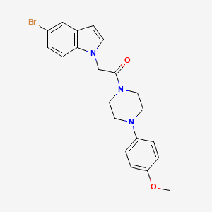 2-(5-bromo-1H-indol-1-yl)-1-[4-(4-methoxyphenyl)piperazin-1-yl]ethanone - 