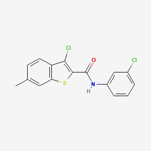 3-Chloro-N-(3-chlorophenyl)-6-methylbenzo[b]thiophene-2-carboxamide - 
